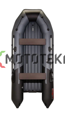 Лодка ПВХ Таймень NX 3800 НДНД PRO БРОНЬ графит/чёрный