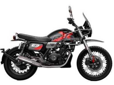 Мотоцикл дорожный CYCLONE (Циклон) RE3 Scrambler (SR400 - A) 2024 черный с ПТС