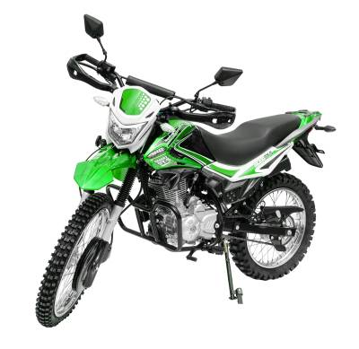 Мотоцикл кроссовый / эндуро Regulmoto (Регулмото) SK 200GY - 5 зелёный с ПТС