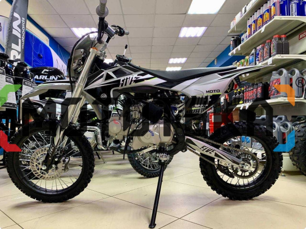 Питбайк Regulmoto (Регулмото) FIVE EA (полуавтомат КПП) серый/чёрный | Мототека