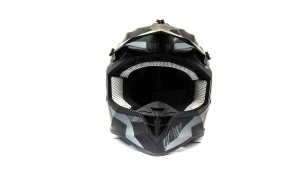 Шлем мото кроссовый GTX 633 (S) #7 BLACK/GREY