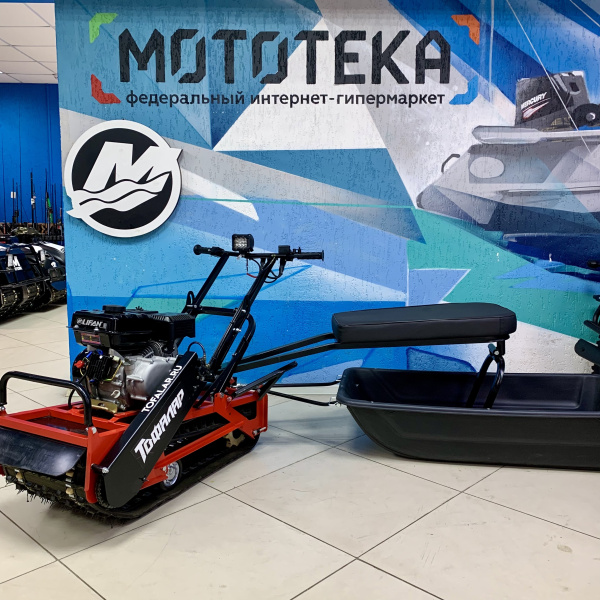 Мотобуксировщик Тофалар 380 Мини с модулем Тягач 7 л.с., красный | Мототека