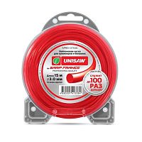 Леска триммерная 3.0мм 15м круглая Unisaw (Юнисо)