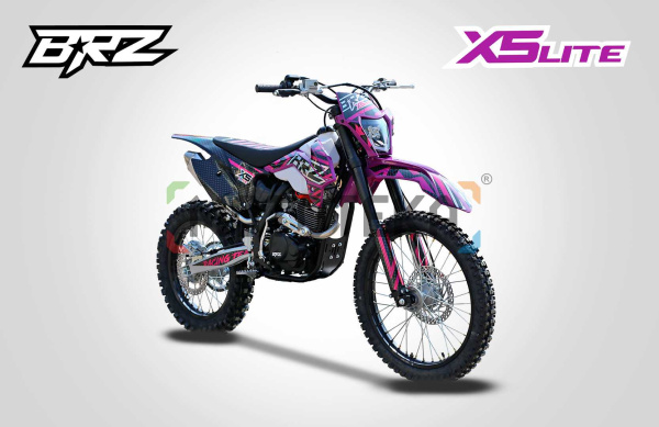 Мотоцикл кроссовый / эндуро BRZ (БРЗ) X5 Lite 250 19/16 Purple/Black | Мототека