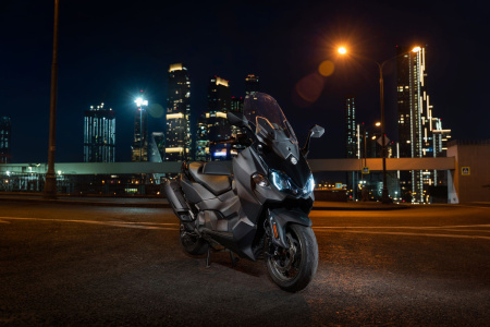 Скутер SYM (Сим) MAXSYM TL 500 матовый черный с ПТС - купить с доставкой, по выгодной цене в интернет-магазине Мототека