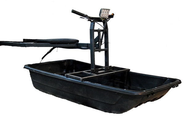 Модуль Толкач Мужик для мотобуксировщика 500 (сани подшитые, с отбойником, длина 1450мм) | Мототека