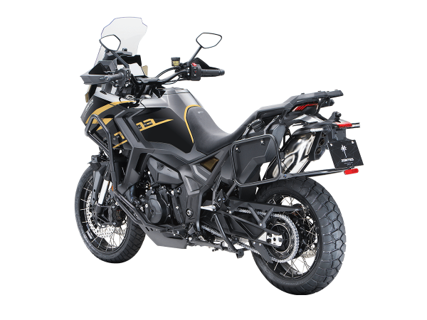 Мотоцикл дорожный ZONTES (Зонтес) ZT703-F TOUR (4T ZT370MU EFI) 21/18 (2025 г.) чёрный/золотой с ПТС | Мототека