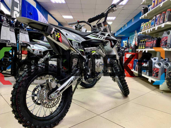 Питбайк Regulmoto (Регулмото) FIVE EA (полуавтомат КПП) серый/чёрный | Мототека