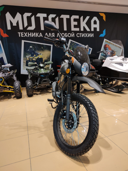 Мопед Мотомир TRICKLER 50 (110) чёрный/оранжевый | Мототека
