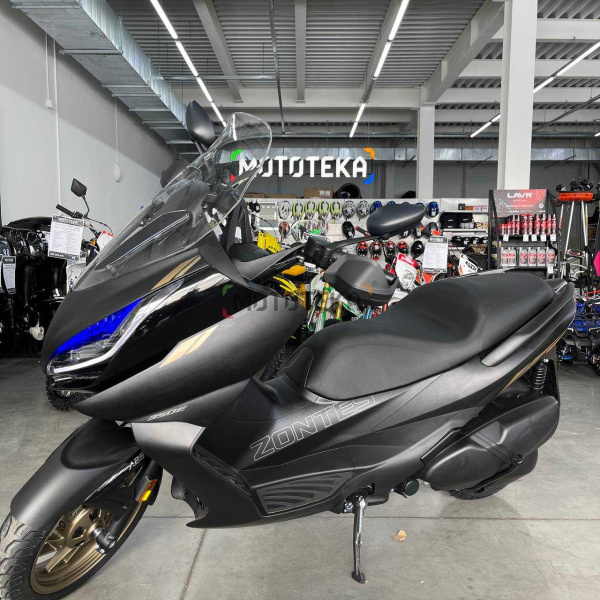 Скутер Zontes (Зонтес) ZT350 - E (ZT1P77MP EFI) 15/14 чёрный с ПТС | Мототека